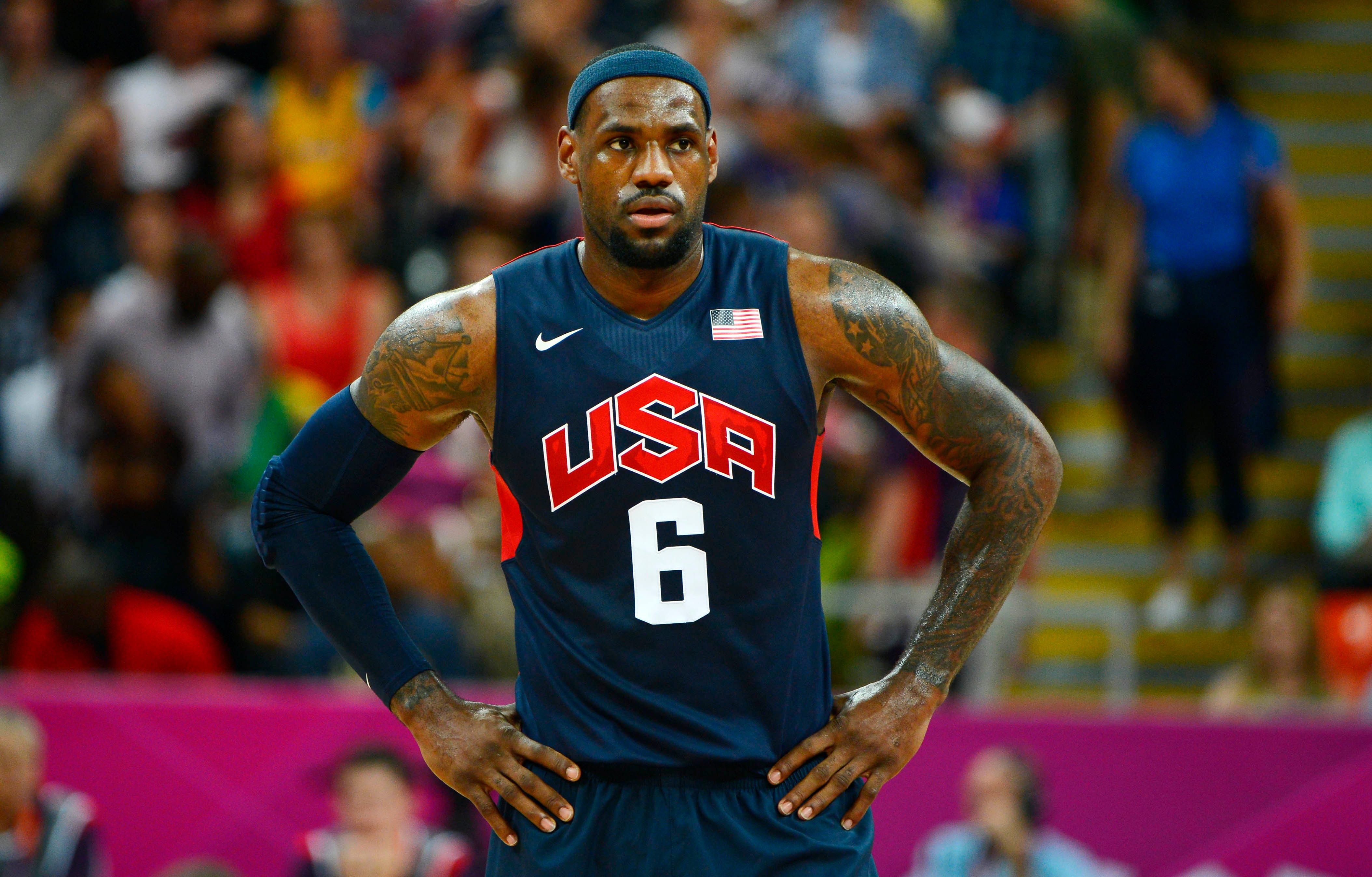 lebron team usa jersey